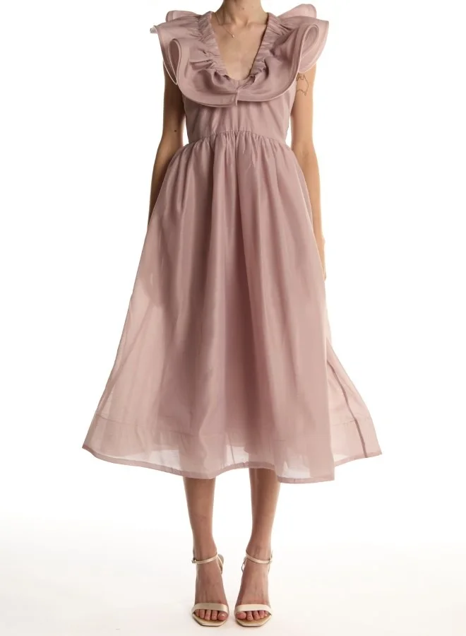 ترو ديكادينس Peyton Ruffle Midi Dress